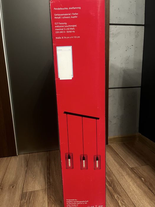 Potrójna lampa wisząca Casaya