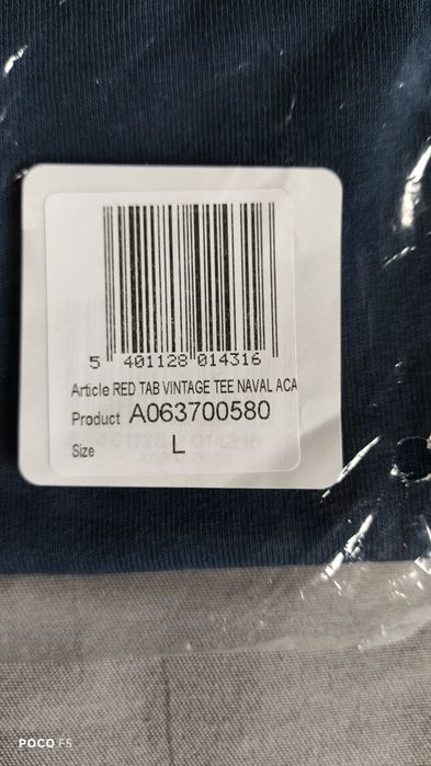 Levi's granatowy t-shirt rozm L jak XL haftowane logo