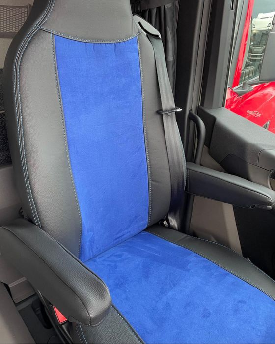 Pokrowce na fotele do Citroen Jumpy 3 os. Welur Szyte ręcznie na miarę