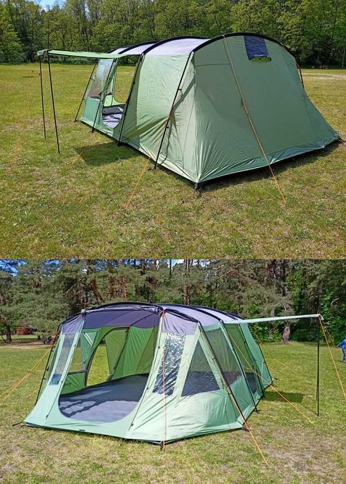 Namiot Open Air Dolomiti 6 osobowy 2 sypialnie pełna podłoga