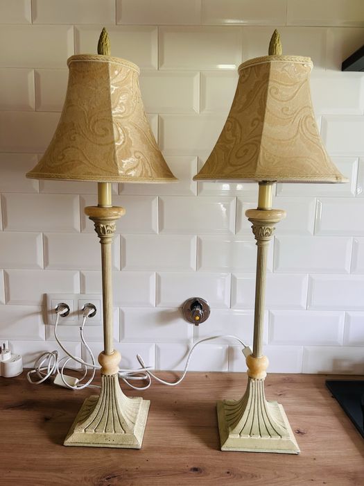 2 candeeiros de mesa 77cm