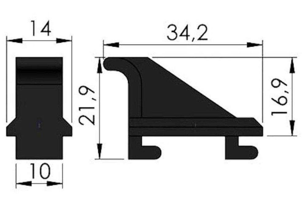 wspornik półki kratki w lodówkach