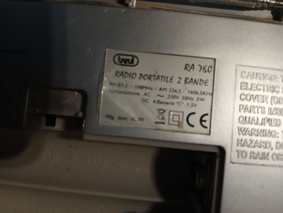 Rádio em bom estado