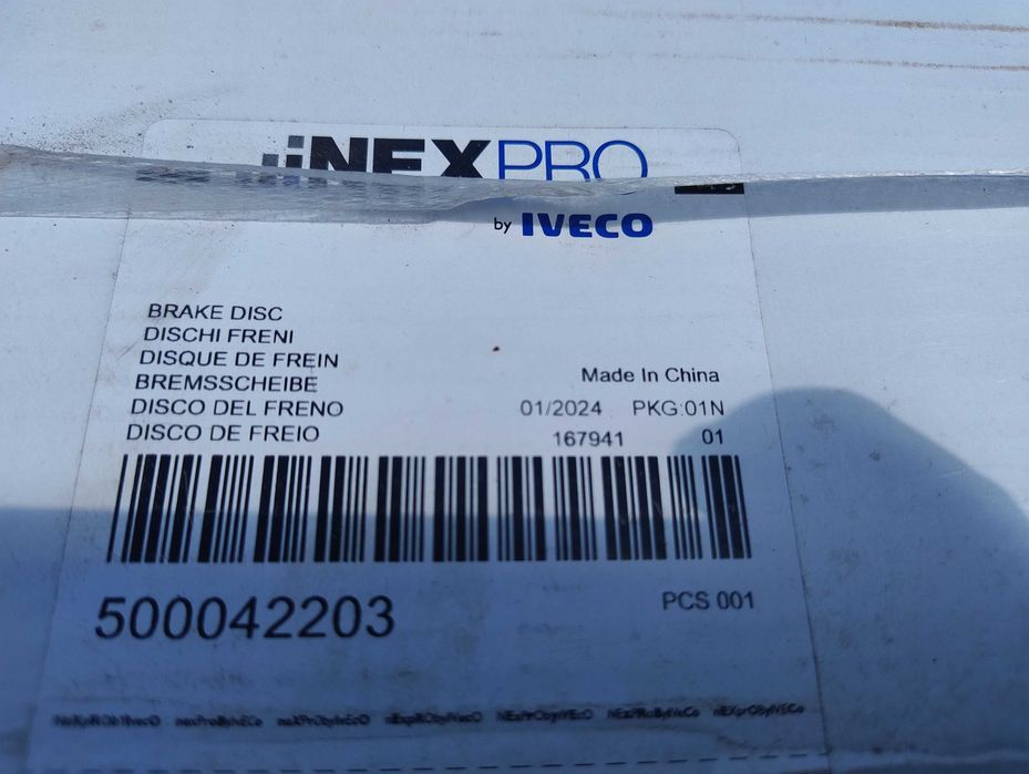 tarcze hamulcowe nowe tył Iveco Daily