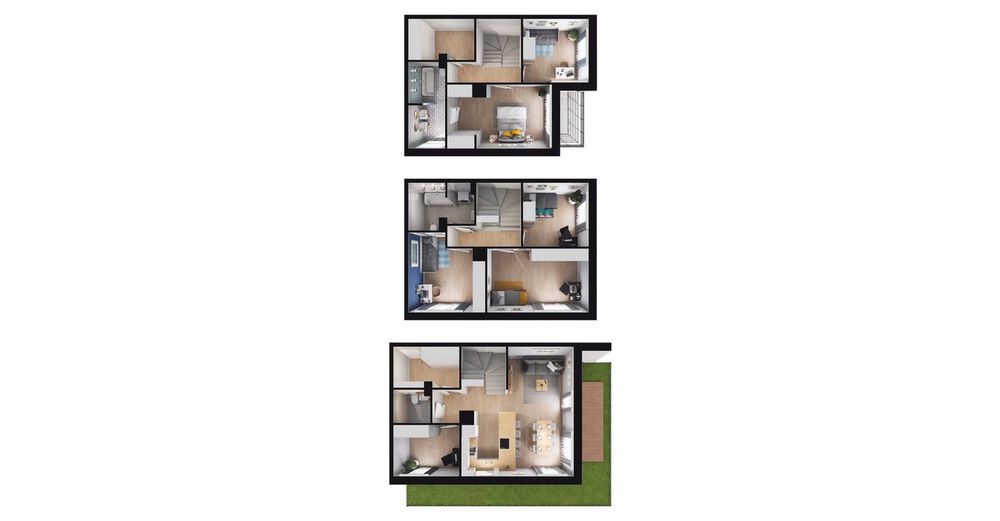 7-pokojowy dom 144m2 + ogródek Bezpośrednio