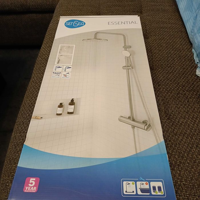 Kolumna prysznicowa z baterią termostatyczną - Essential Sensea - nowa ...