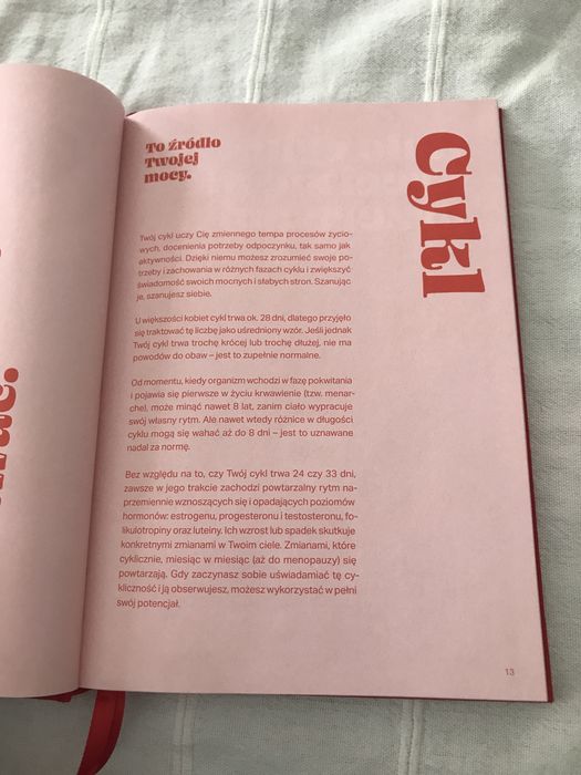 Moc Mapa obserwacji cyklu planer Masterki notes kalendarz planer