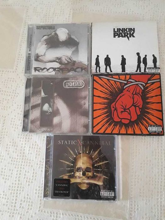 CD's de Death Black Trash Metal como novos