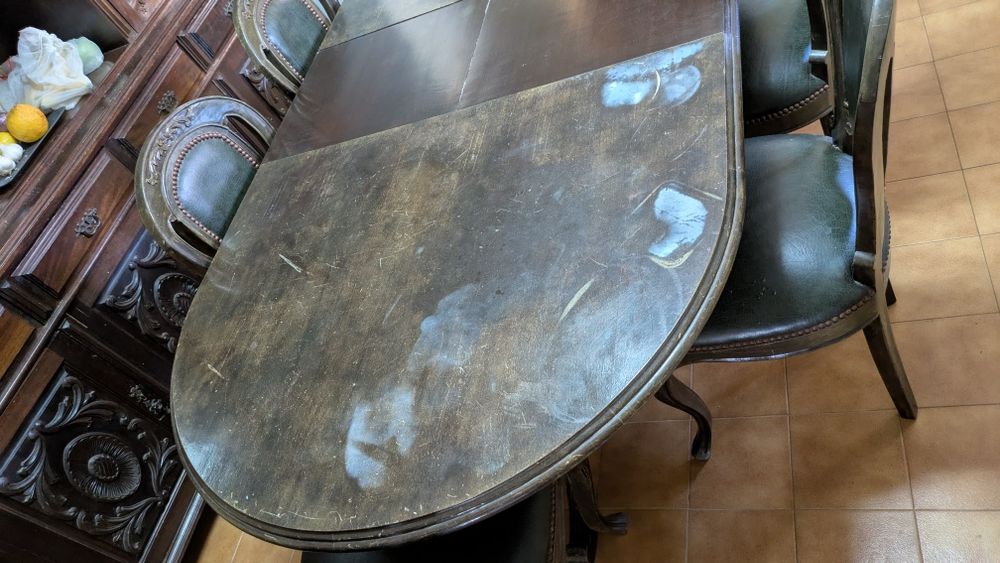 Mesa de Cozinha Extensível + 8 Cadeiras