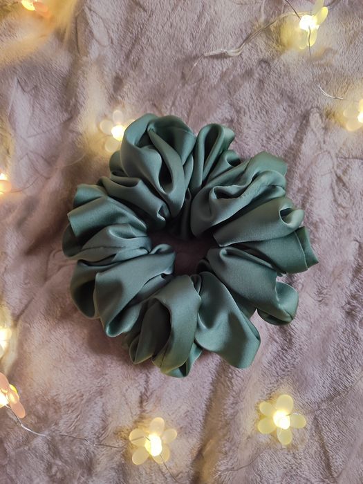 Scrunchie do włosów Maxi Szałwia