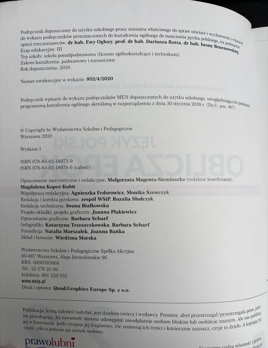 Oblicza epok WSiP zestaw książek
