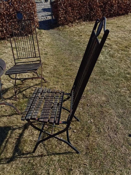 Stół ogrodowy, krzesła