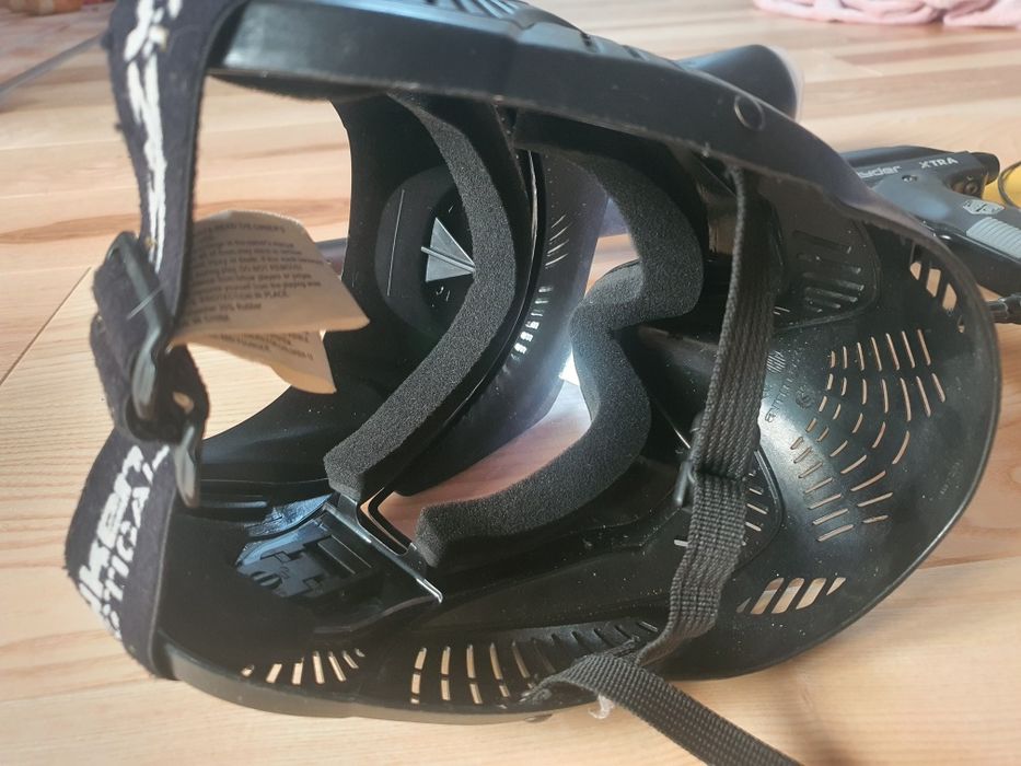 Zestaw paintballowy – marker Spyder Xtra + maska + butla HP”.