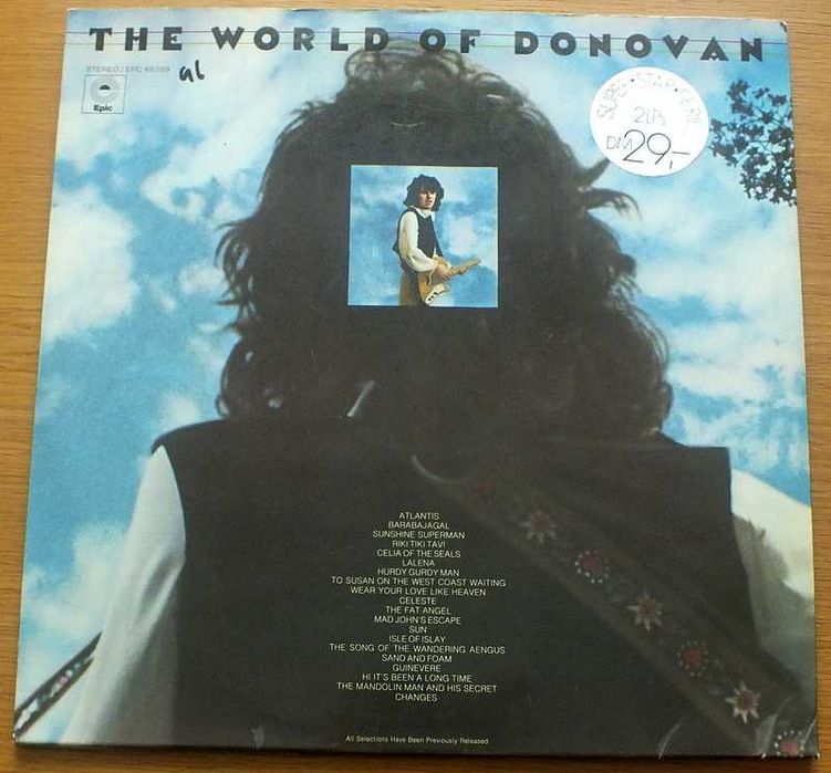 Płyta winylowa winyl DONOVAN – THE WORLD OF DONOVAN (2LP)