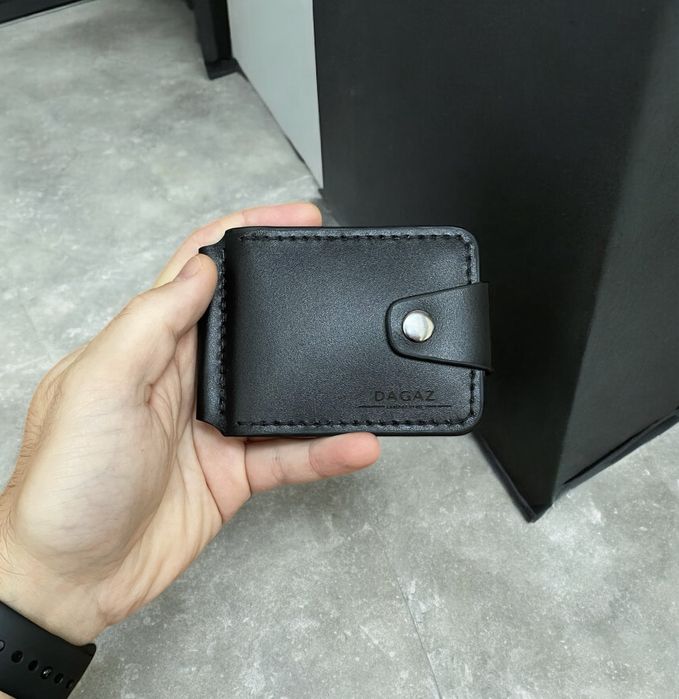 Зажим для денег кожаный|Кошелек из кожи с зажимом для купюр|Dagaz