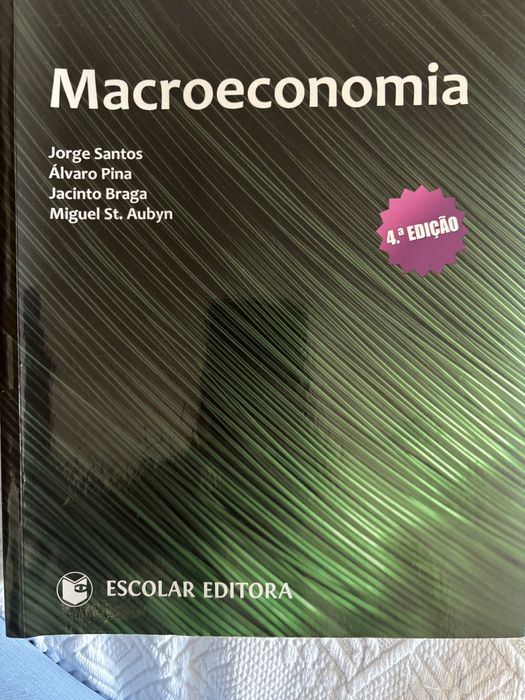 Manual de macroeconomia de Jorge Santos, Miguel Aubyn, Álvaro Pina Jac