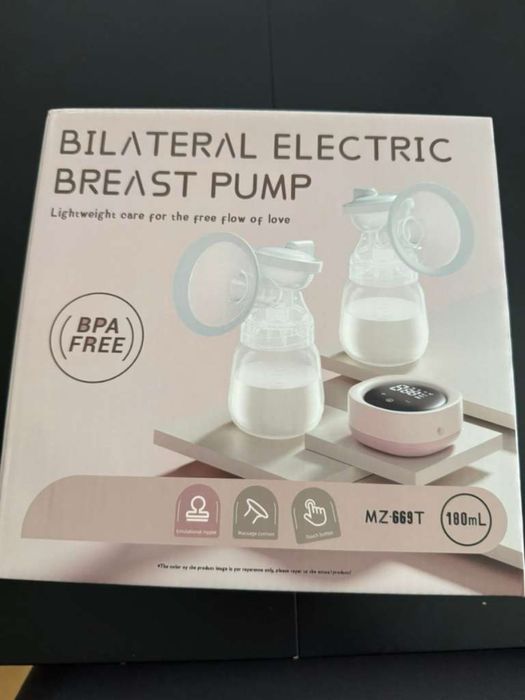 Двосторонній електричний молоковідсмоктувач MZ-669T новий