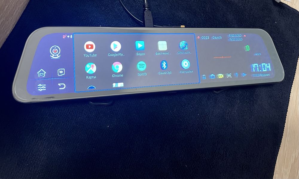 Автомобільний відеорегистратор. Дзеркало 12"