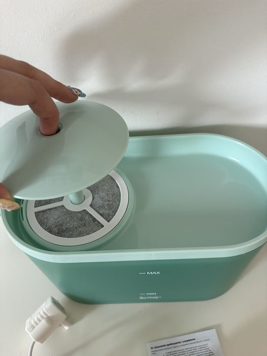 Modern Living Nowoczesna, jasnozielona fontanna do picia