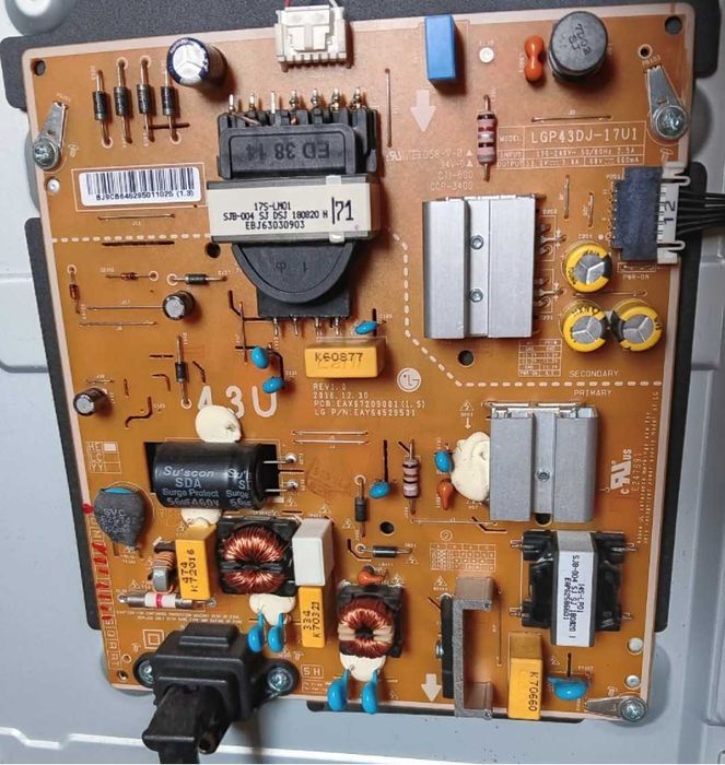 LG 43uk6470plc - Peças