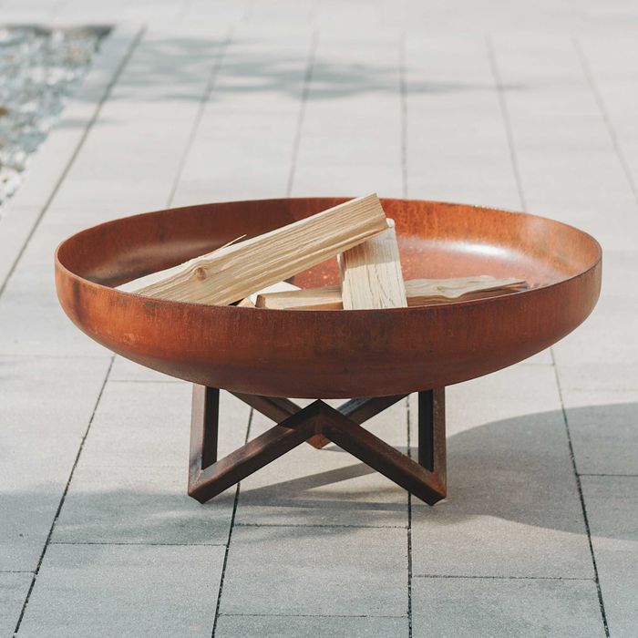 Palenisko ogrodowe Stal Corten 80cm blacha 3mm do ogniska