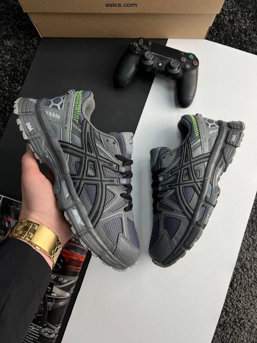 Стильные кроссовки Asics серые Деми сезон кросівки асікс весна літо