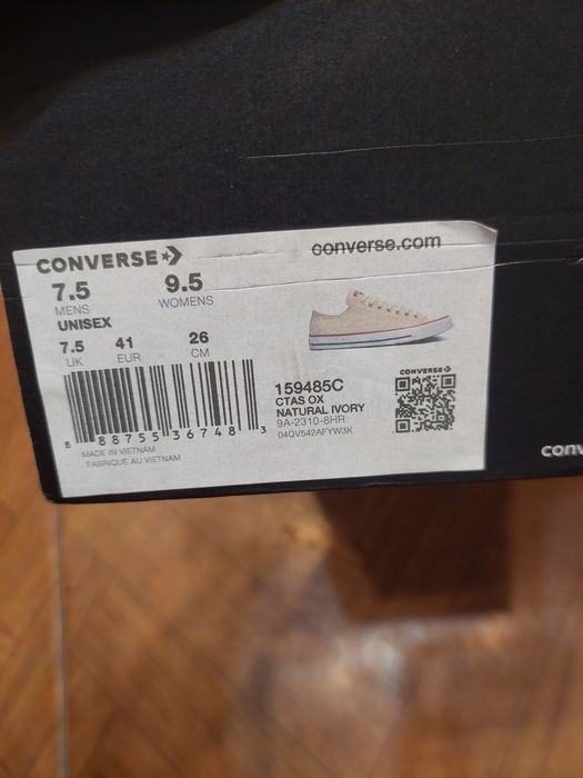 Кеди convers 41 розмір