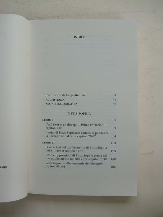 Pistis Sophia - Luigi Moraldi