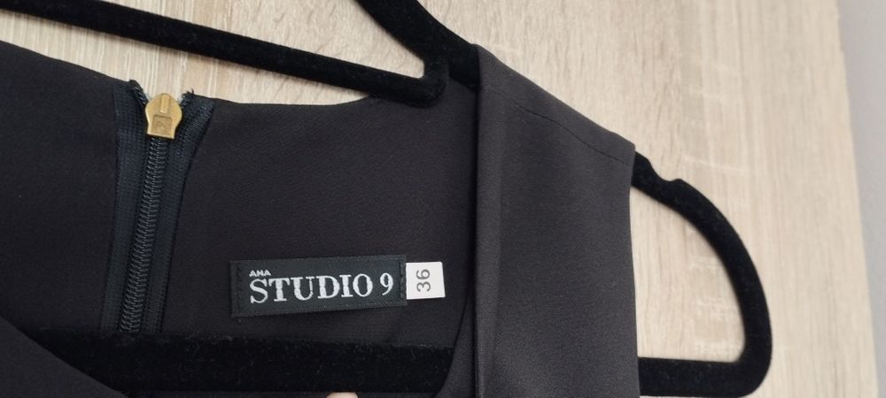 Sukienka czarna bez rękawów 36 - Ana Studio9