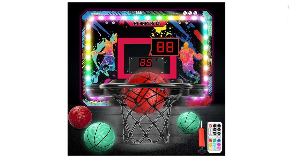 Tablica do gry w kosza LED sterowana pilotem