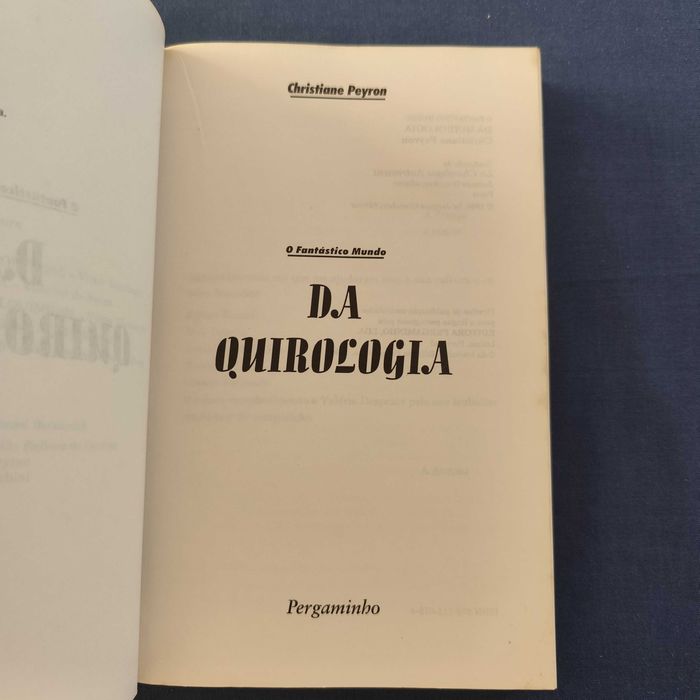 Christiane Peyron - O Fantástico Mundo da Quirologia