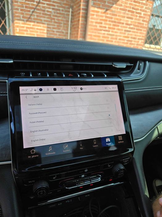 Polskie Menu Konwersja USA EU Jeep Dodge Chrysler Alfa Romeo