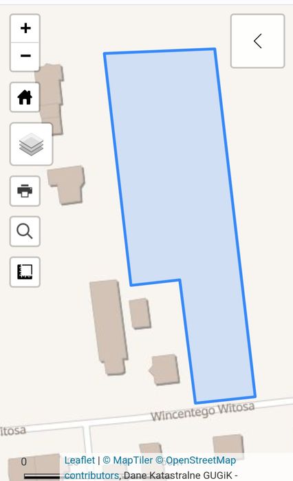 Duża działka. Szeregowce-budowlano -inwestycyjn Wieruszów