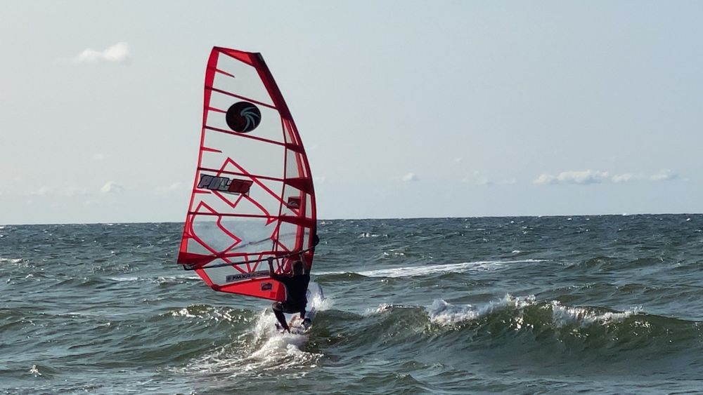 Żagiel windsurfingowy Challenger Aero 7,7 + maszt 460cm 100C