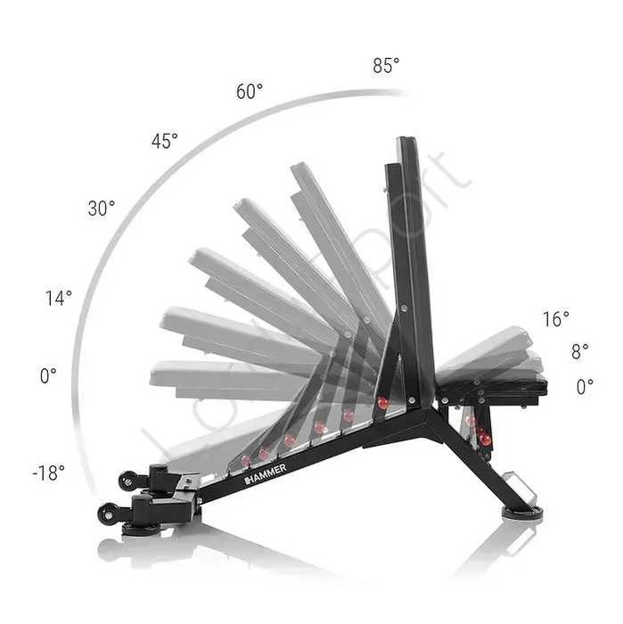 Ławka treningowa HAMMER FORCE 5.0 # Salon z ekspozycją