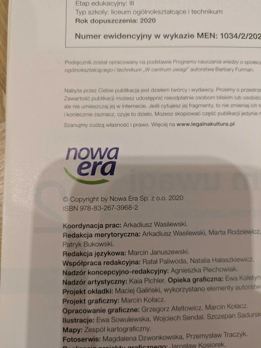 WOS W centrum uwagi 2 Liceum technikum Zakres podstawowy