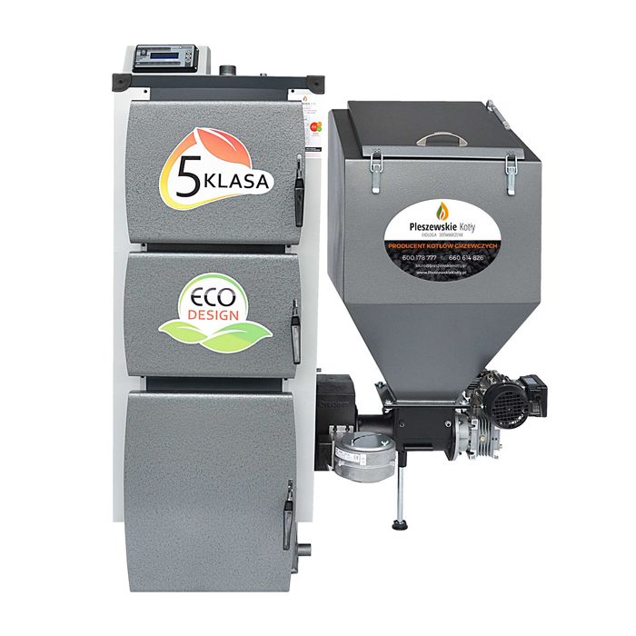 Kocioł z Podajnikiem 30kW 5 klasa Ekodesign Piec Dotacja 27 35