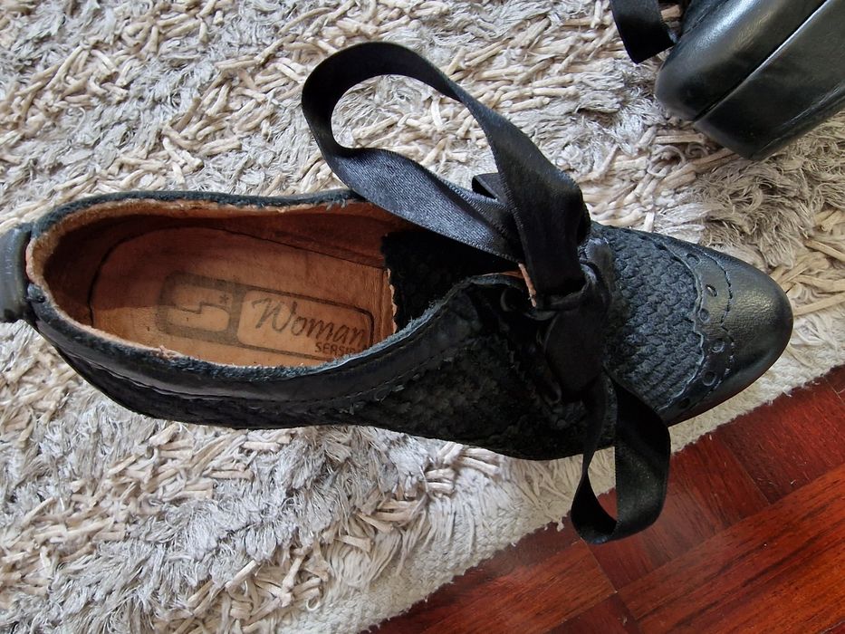 Sapato de salto alto grosso - Seaside