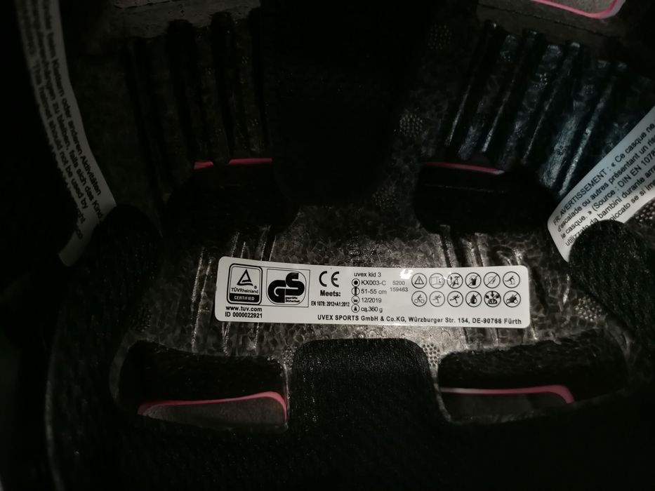 Capacete Uvex menina