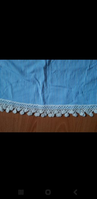 Bluzka boho Top dekolt w łódkę S/M