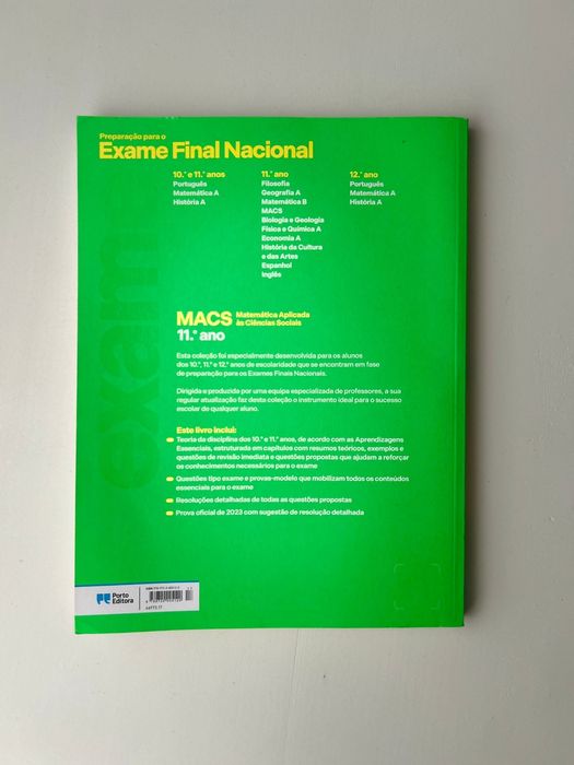 Livro de preparação para o exame nacional de macs