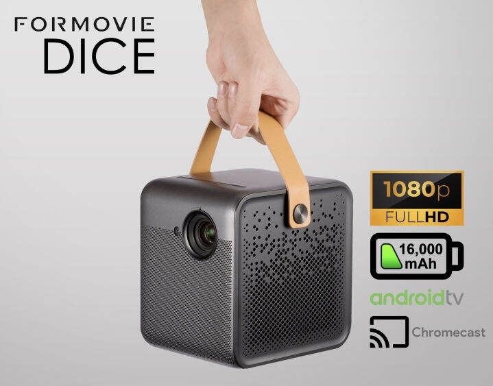 Projektor przenosny telewizor formovie dice