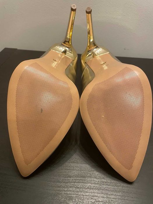 Złote buty czółenka WOJAS nieużywane rozmiar 40