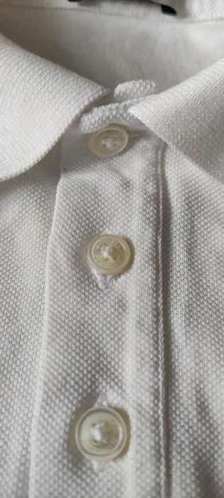 Moncler polo tshirt white