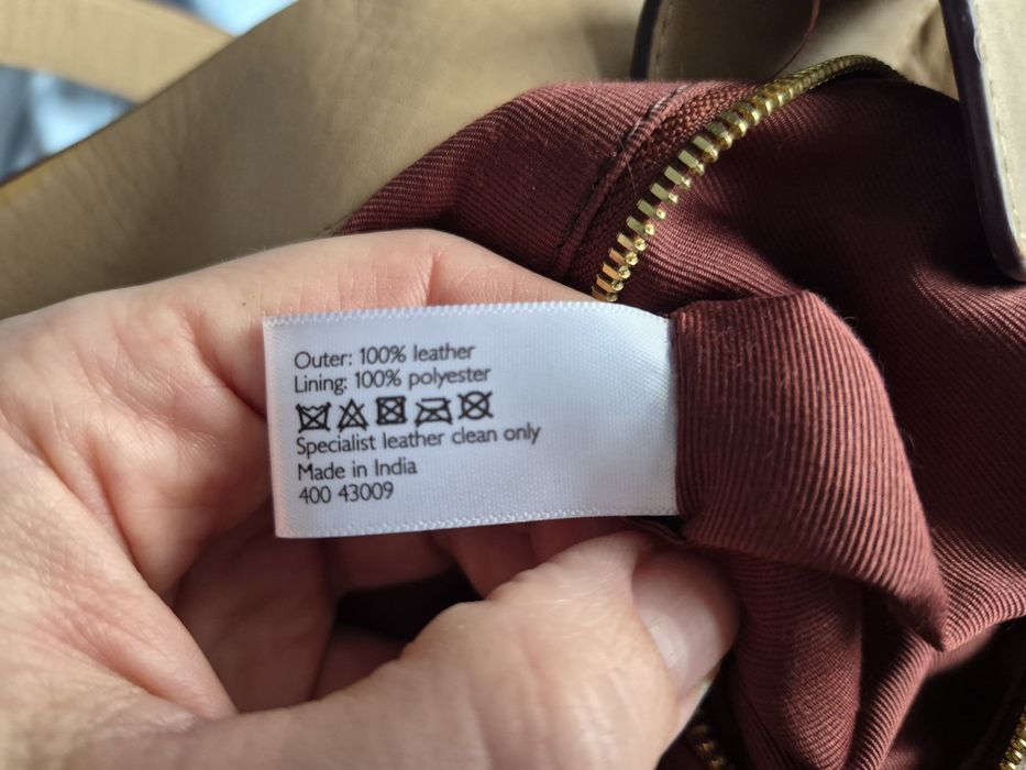 Шкіряна сумка John Lewis