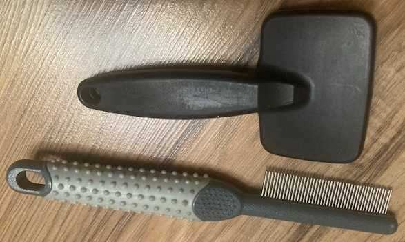 щетка-пухочистка для собак/кошек + расческа