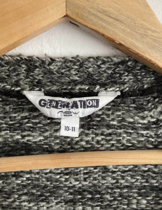 Gruby sweter kardigan