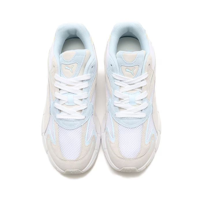 Buty męskie Puma Teveris Nitro r.42 Białe Błękitne Lekkie Sneakersy