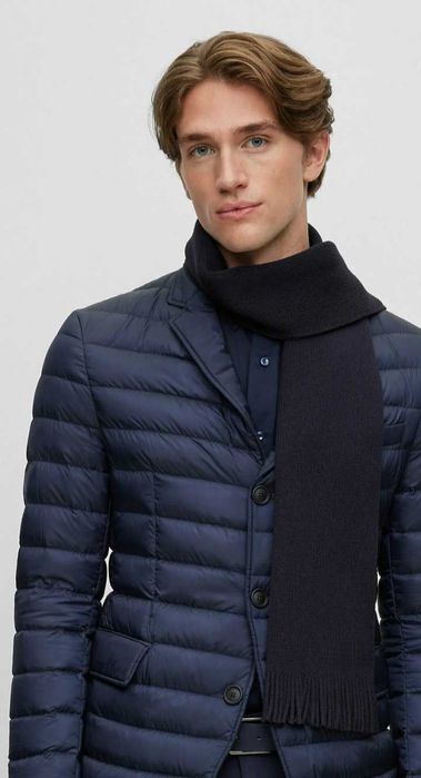 Статусний вовняний шарф BOSS Hugo Boss