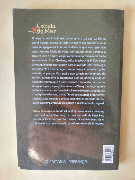 Livro juvenil Assalto á Disney de Ridley Pearson